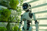 Fototapeta Uliczki - robotic hydroponic garden