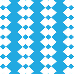 Aufkleber - abstract geometric repeatable blue rhombus pattern art.
