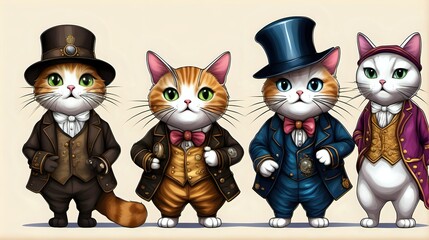 Naklejka na meble Cute Cat