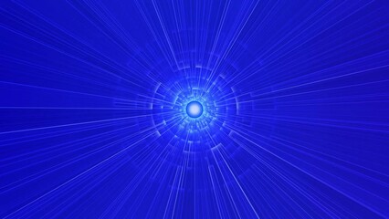 Wall Mural - background blue color light energy hyper for loop playback 4k 60fps video