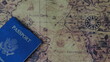 © Bird Photographer TH - Passport with world map travel concept