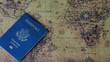 © Bird Photographer TH - Passport with world map travel concept