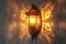 Hanging Lantern Islamic, Arabic Lamps Hanging On Wall Morocco Wallpaper