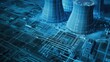 © AbGoni - Nuclear power plant blueprint