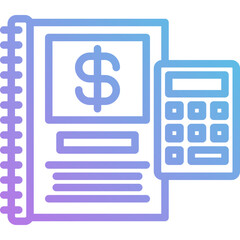 Poster - accountingbook-money-finance-calculator-banking