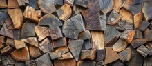 Pieces of tree that are cut up close are used as background from sawn wood pieces, with tree cuts gathered into a texture.