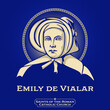 Saints of the Catholic Church. Emily de Vialar (1797-1856) was a French nun who founded the missionary congregation of the Sisters of St. Joseph of the Apparition.