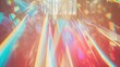 Vibrant Neon Light Spectrum on Abstract Iridescent Background