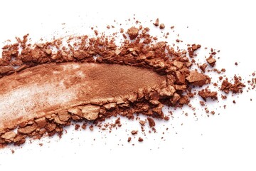 Wall Mural - A detailed close-up view of powdered eye shadow. This image showcases the texture and colors of the eye shadow, making it perfect for beauty and makeup-related projects