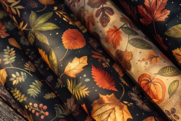 Poster - A close-up view of a bunch of fabric. Can be used for various design and textile projects