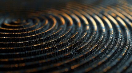 Poster - A detailed close-up view of a metal surface. Suitable for industrial and abstract concepts