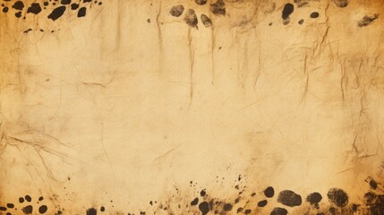 Poster - Aged paper with black spots, perfect for background use
