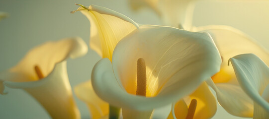 Aufkleber - A beautiful arrangement of white flowers in a vase. Perfect for adding a touch of elegance to any space