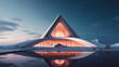 © xuan - Abstract polygonal building exterior design, conceptual architectural design