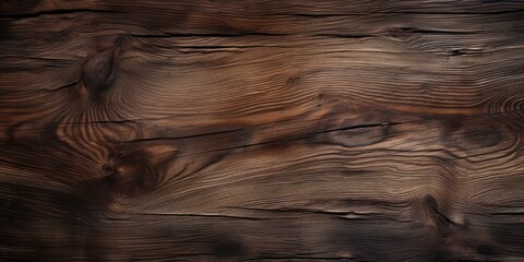 Poster - Detailed close-up of a piece of wood, showcasing its unique texture. Perfect for backgrounds or design elements