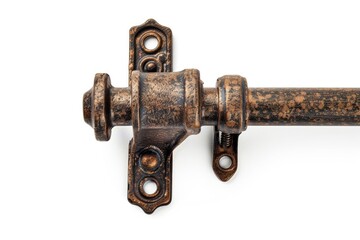Poster - A detailed close-up of a door handle. This versatile image can be used to depict security, accessibility, or the concept of opening new opportunities