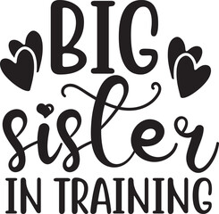 sister svg cut file  design