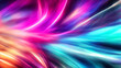 Abstract background with neon waves and led inserts. Modern background