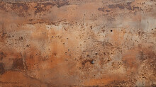 An Isolated Old-fashioned Grunge Texture Made Of Rusty Zinc On A White Background