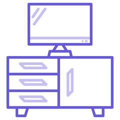 Poster - TV Stand Icon