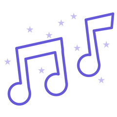 Poster - Musical Note Icon