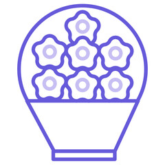 Sticker - Flower Basket Icon