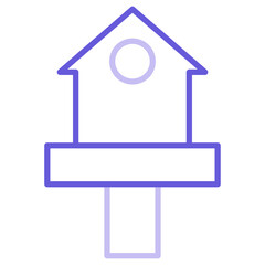 Sticker - Birds House Icon