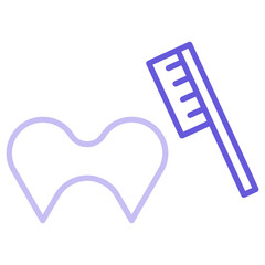 Poster - Brushing Icon