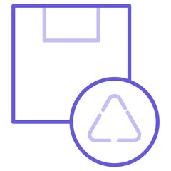 Sticker - Package Recycle Icon