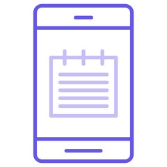 Poster - Mobile Note Icon