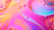 Holograficzna tapeta opalowa - technika i sztuka. Różowe, pomarańczowe i fioletowe odcienie tła cieczy o nieregularnych kształtach.