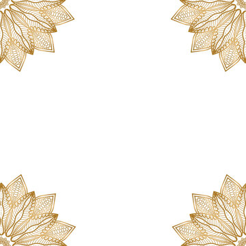Luxury mandala background with golden arabesque pattern Arabic Islamic east style