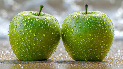 Canvas Print - apple and pear