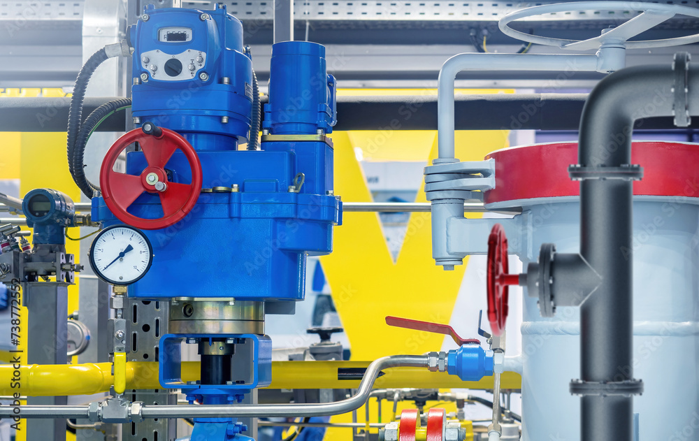 Gas equipment. Compressor station for methane distribution ...