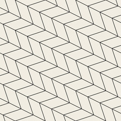 Wall Mural - vector seamless pattern. modern stylish texture. repeating geometric background. striped monochrome 