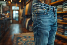 Close-up Of Man Jeans