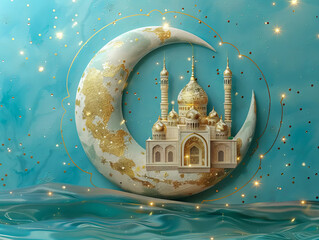 Wall Mural - Ramadan or Eid graphics