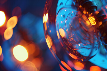 Poster - Speed motion blur. Colorful light trails. Abstract background image. Created with Generative AI technology
