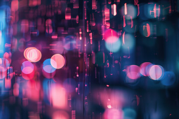 Poster - Speed motion blur. Colorful light trails. Abstract background image. Created with Generative AI technology