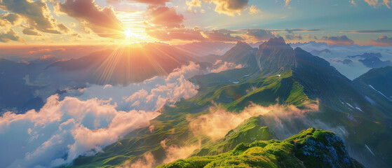 Wall Mural - Nature is bright, beautiful and amazing.