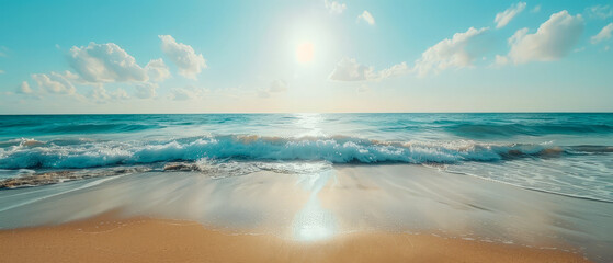 Wall Mural - Sea, Nature is bright, beautiful and amazing.