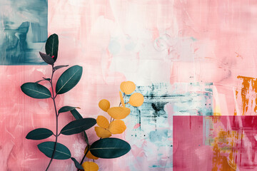 Poster - A slide background for showcasing creativity process. Background image. Created with Generative AI technology.