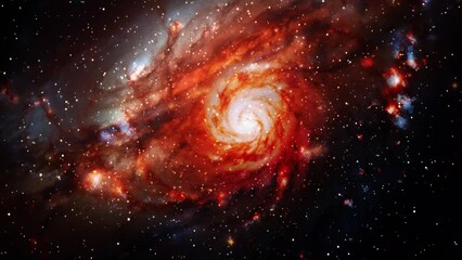 colorful cosmic nebula galaxy space background
