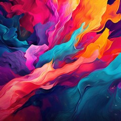 Poster - abstract colorful background