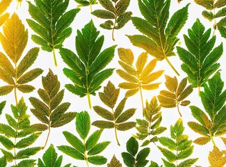 Sticker - Leaves illustration background for design
