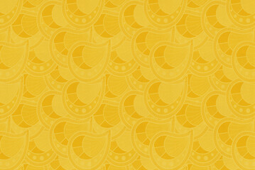 Wall Mural - Sunny yellow pattern best for summer or Easter project.	