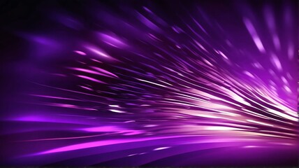 Purple technology abstract motion background with burst rays speed light effect from Generative AI