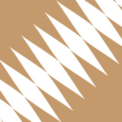Poster - abstract geometric repeatable tan corner wave line pattern.