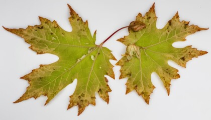 Canvas Print -  Autumn leaves, a symbol of change and beauty