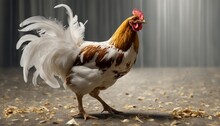  Elegant Rooster Strutting With Confidence